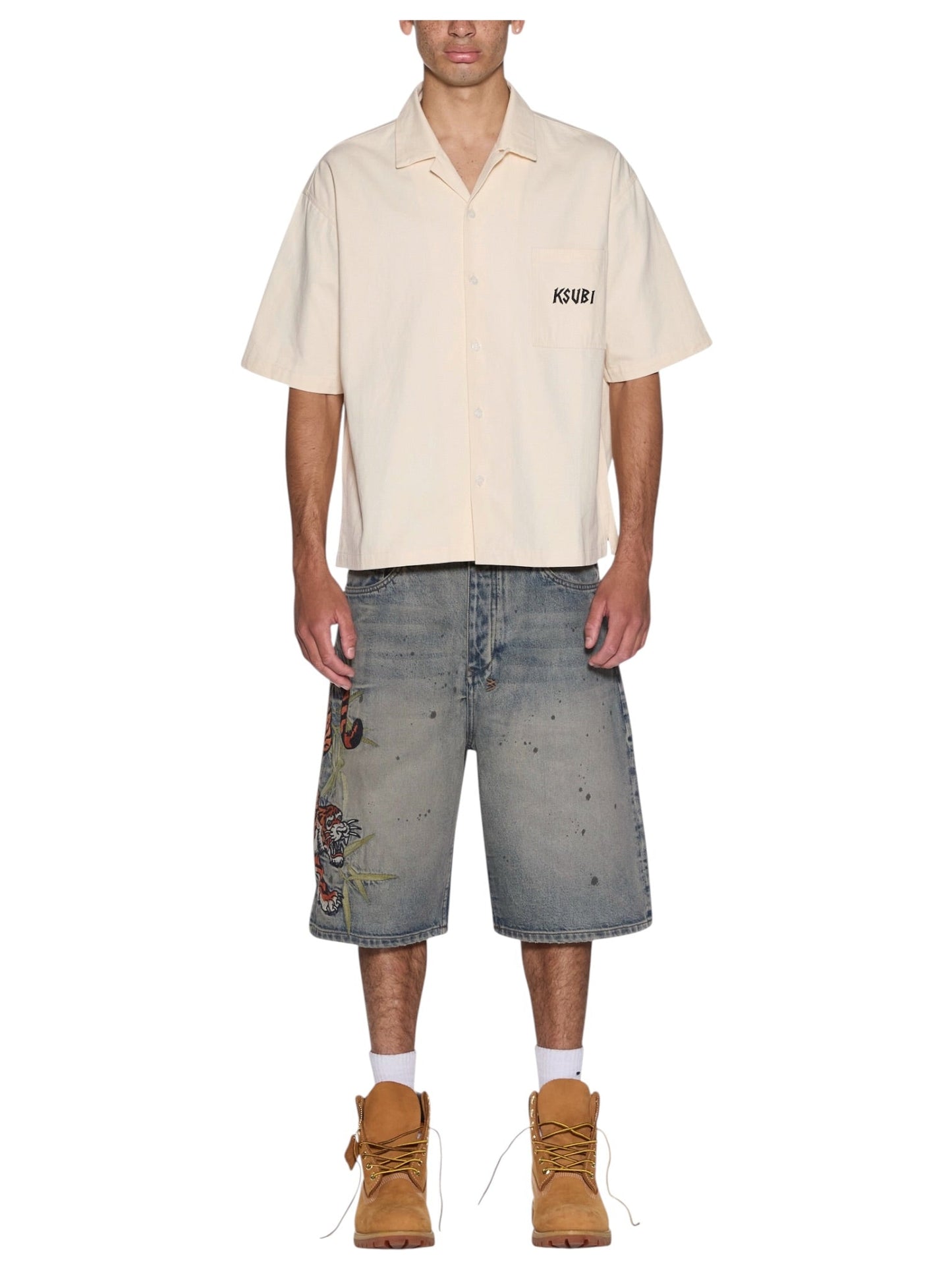 Probus Ksubi Stay Up Diner SS Shirt Ecru Ksubi Stay Up Diner SS Shirt Ecru NATURAL