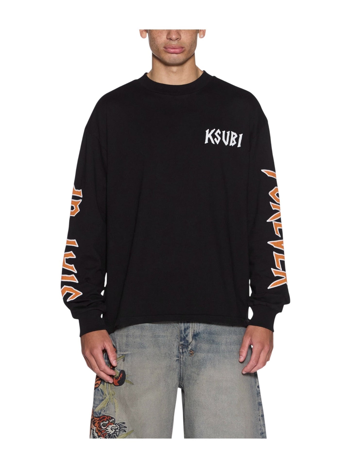 Probus Ksubi Stay Up Ekcess Ls Tee Jet Black Ksubi Stay Up Ekcess Ls Tee Jet Black BLACK