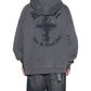 Ksubi Thorned Ekcess Hoodie charcoal