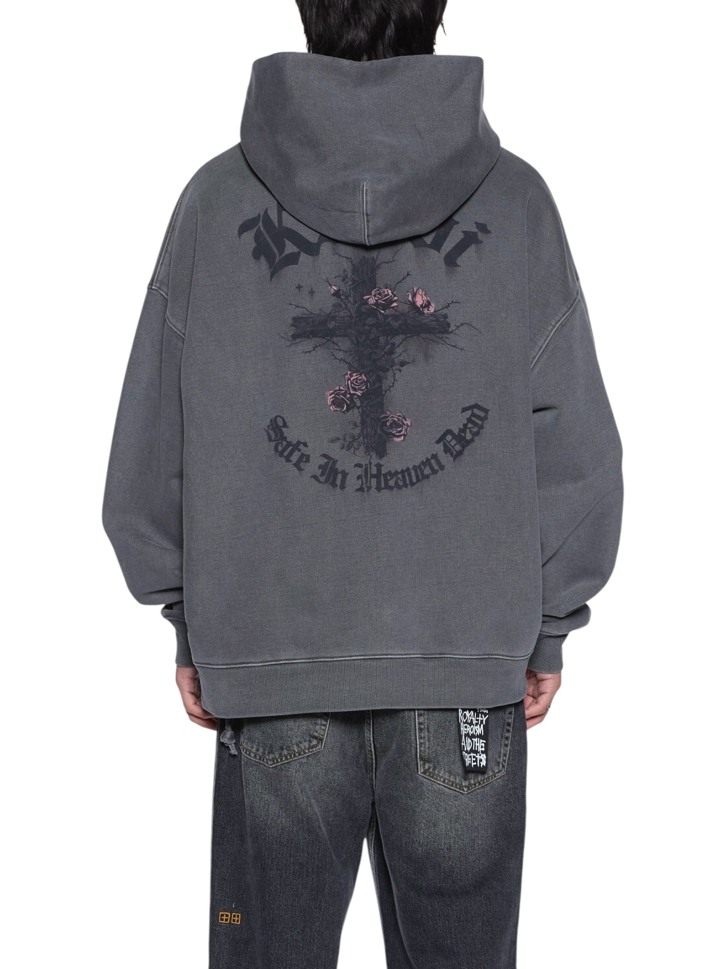 Ksubi Thorned Ekcess Hoodie charcoal