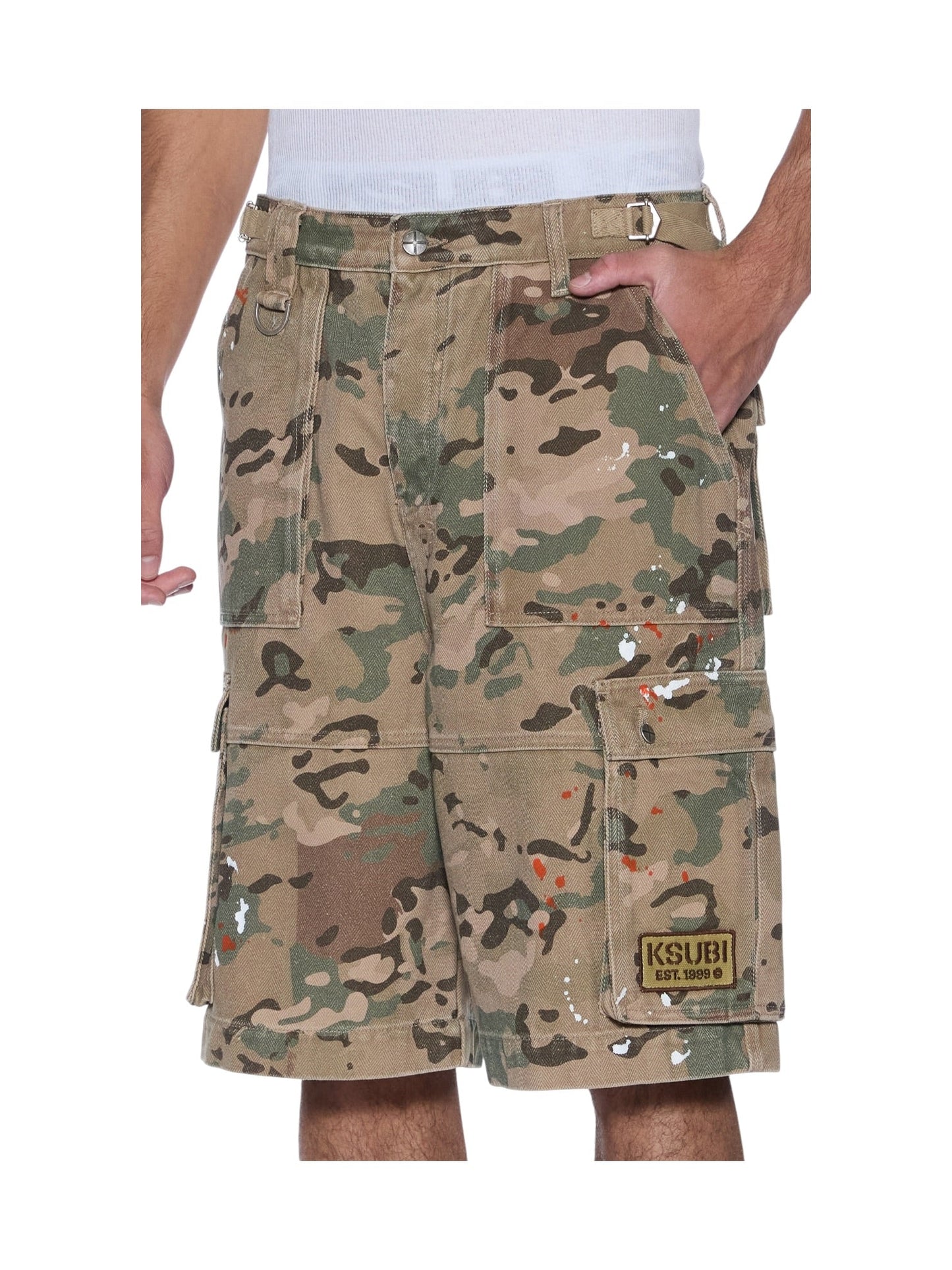 Ksubi Trooper Cargo Short Woodland Green