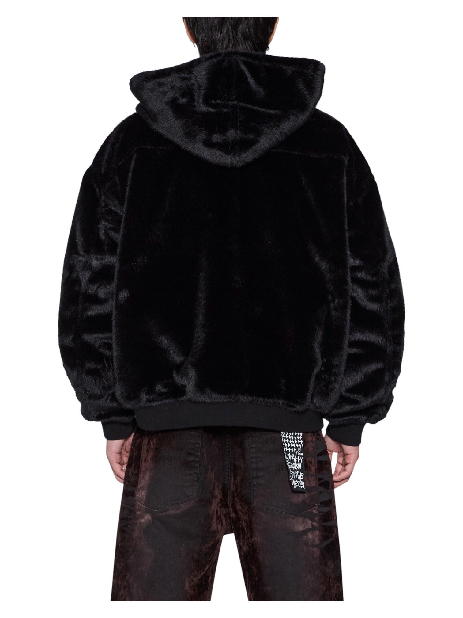 Probus Ksubi Walkout Faux Fur Hooded Jacket Apex Black Ksubi Walkout Faux Fur Hooded Jacket Apex Black BLACK