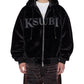 Probus Ksubi Walkout Faux Fur Hooded Jacket Apex Black Ksubi Walkout Faux Fur Hooded Jacket Apex Black BLACK
