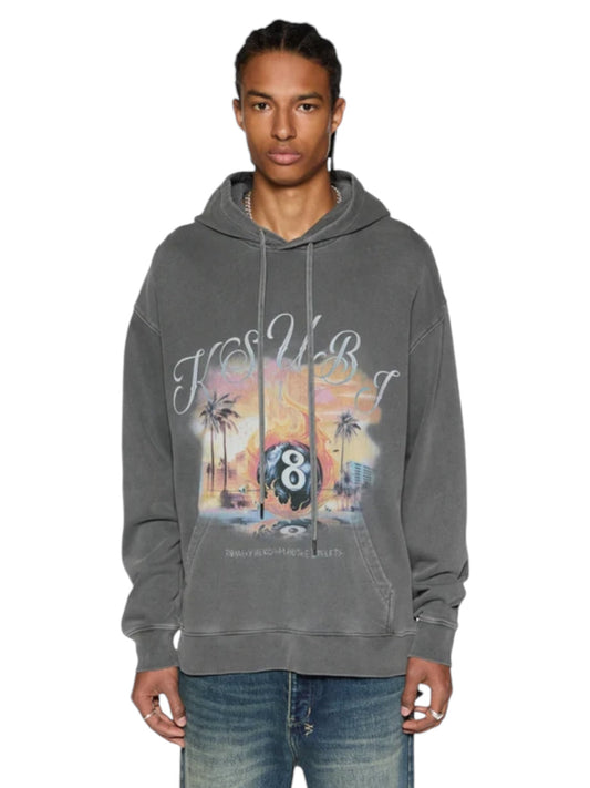 Ksubi World Order Biggie Hoodie Charcoal