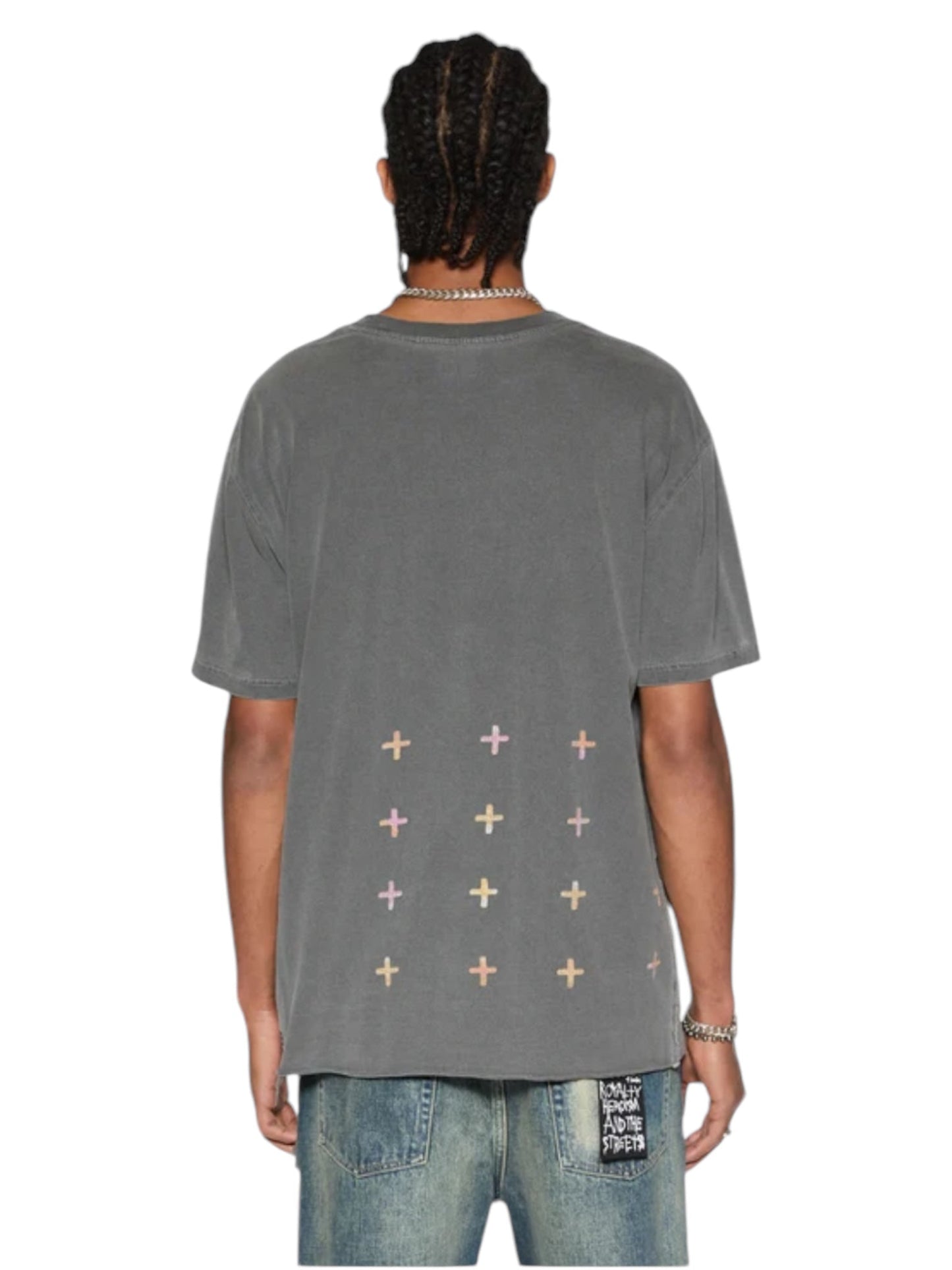 Ksubi World Order Biggie SS Tee Charcoal