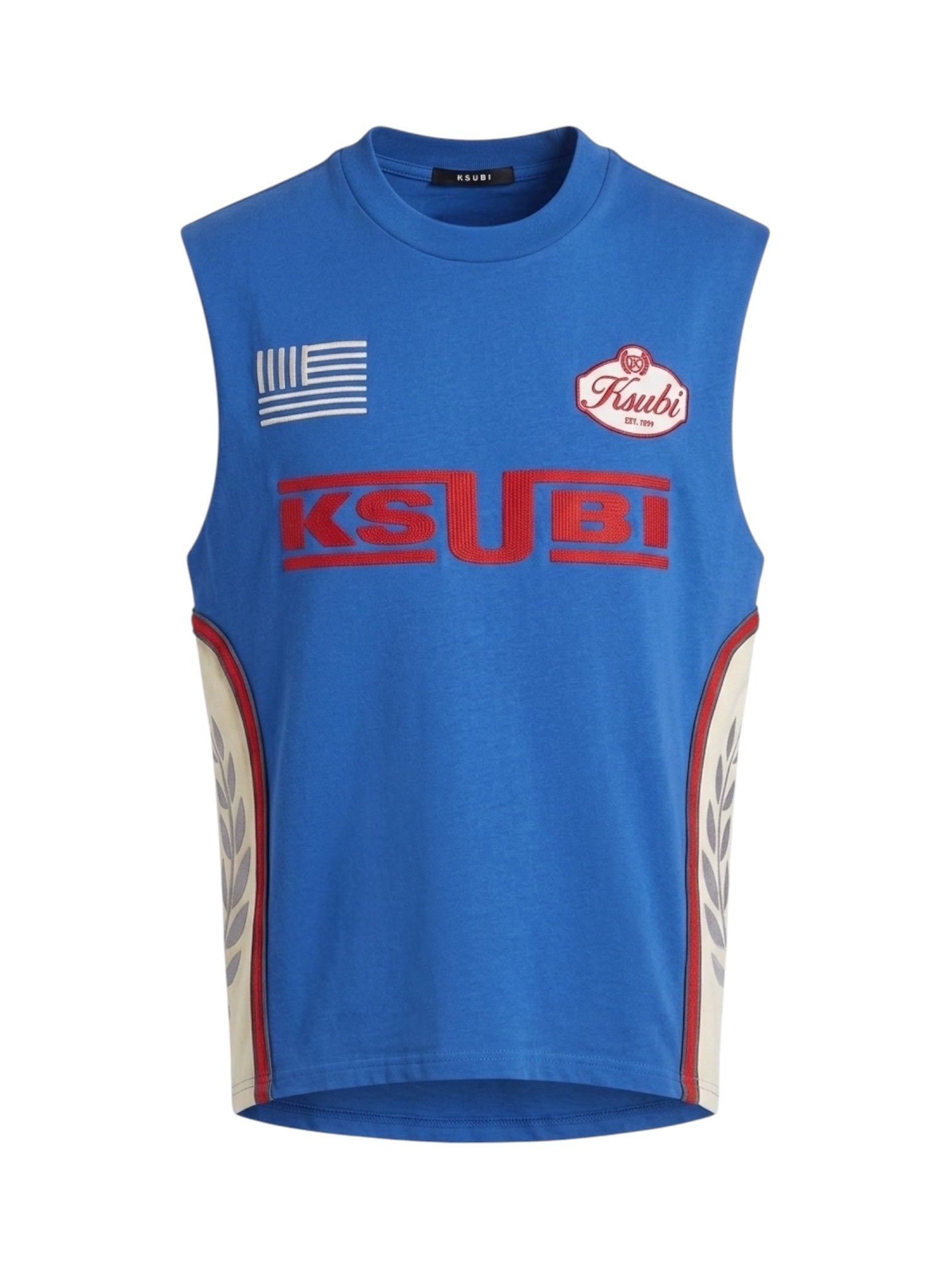 Ksubi Zoom Ekcess Cut Off Bolt Blue