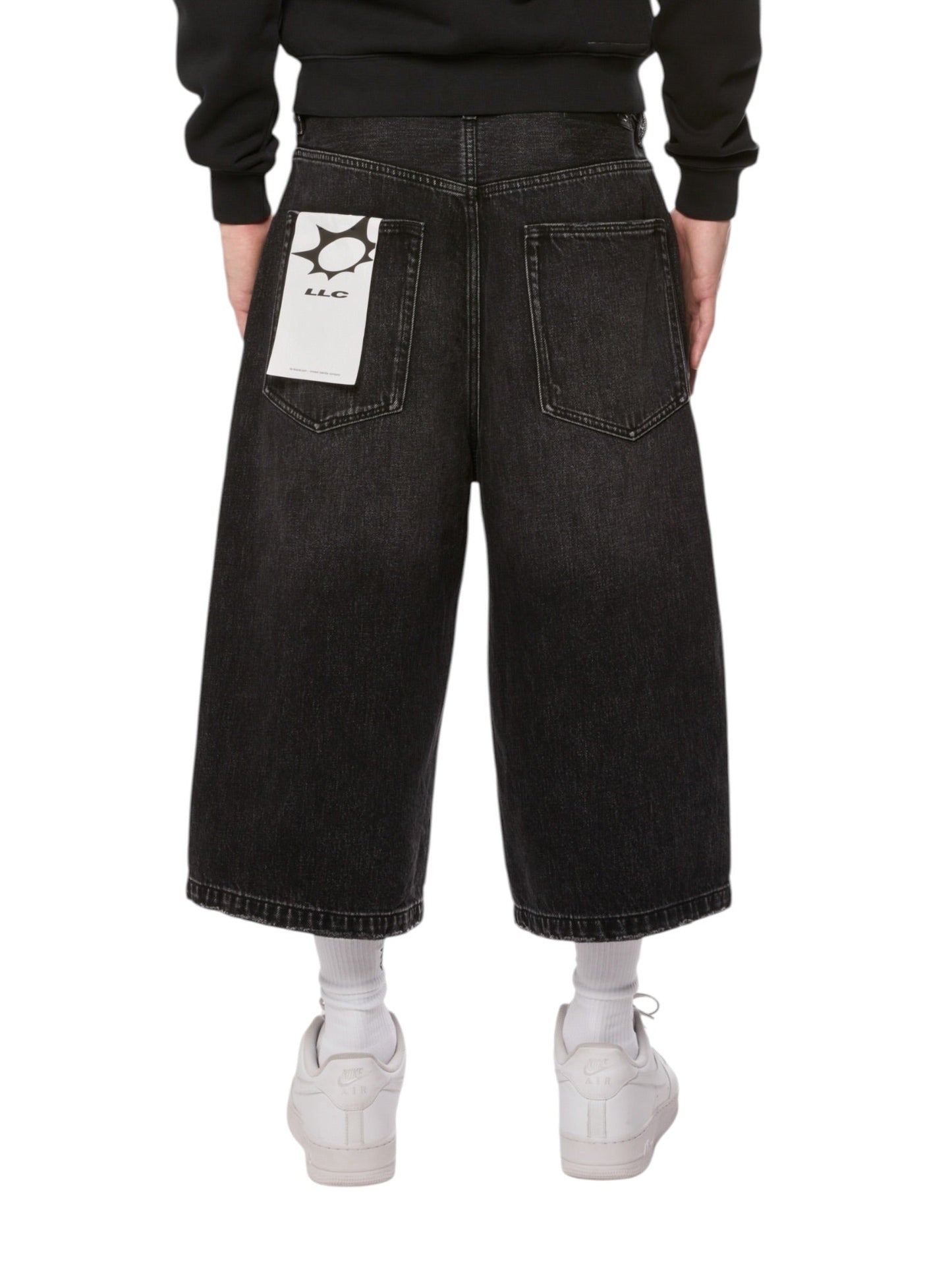 Llc Achromatic Jorts Black