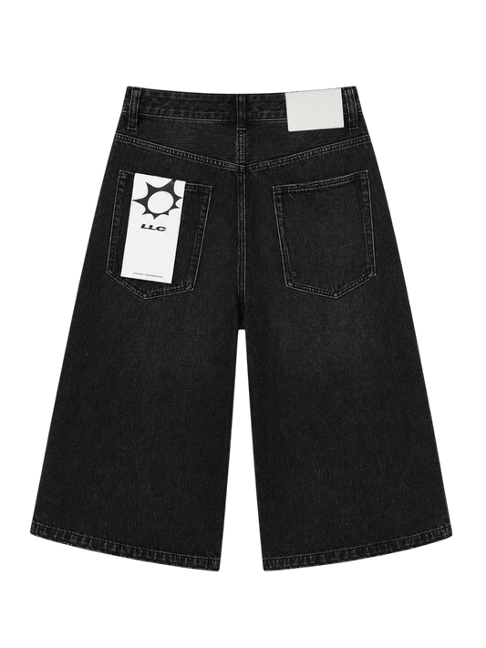 Llc Achromatic Jorts Black