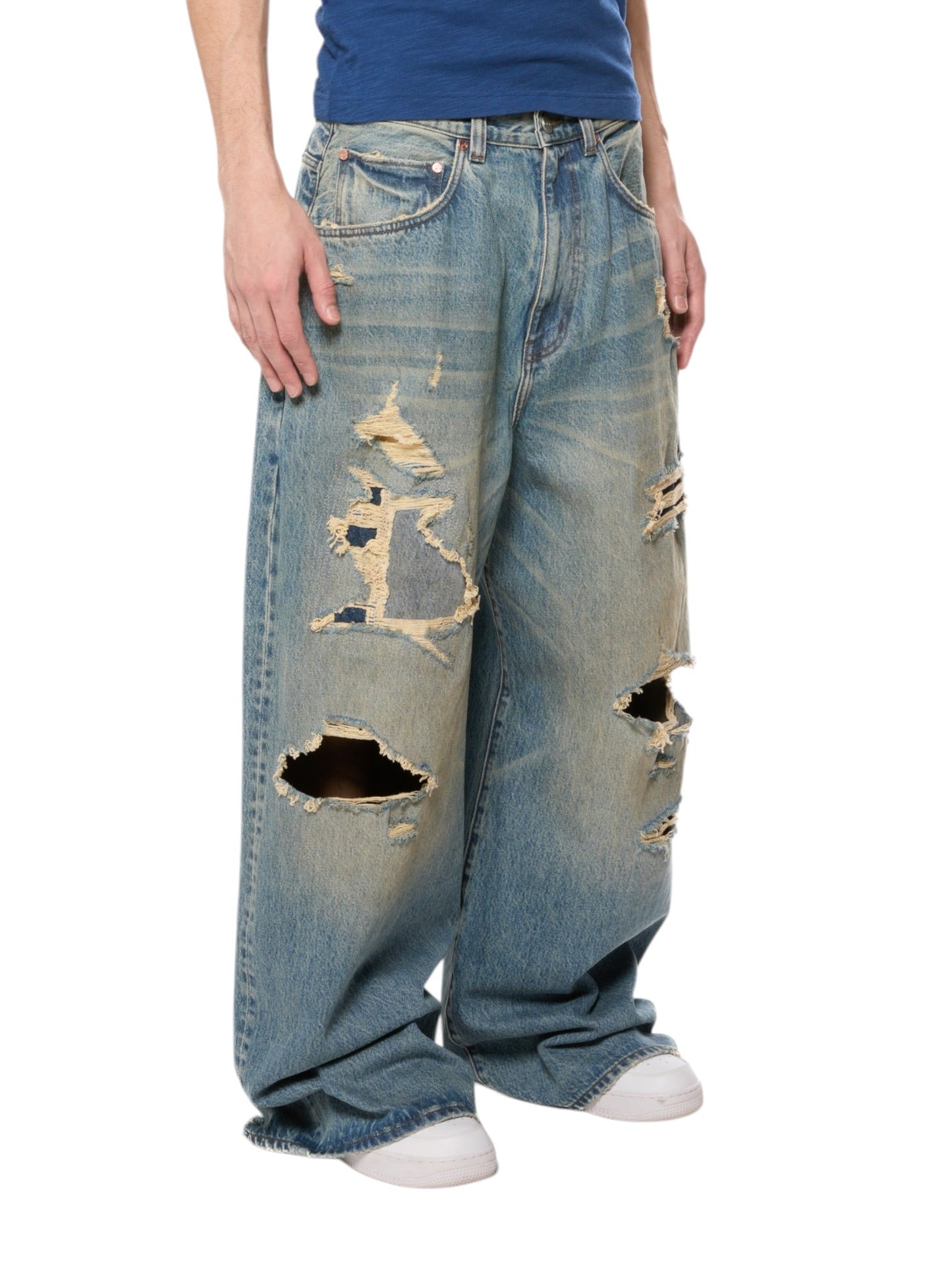 Llc Baggy Destruction Indigo