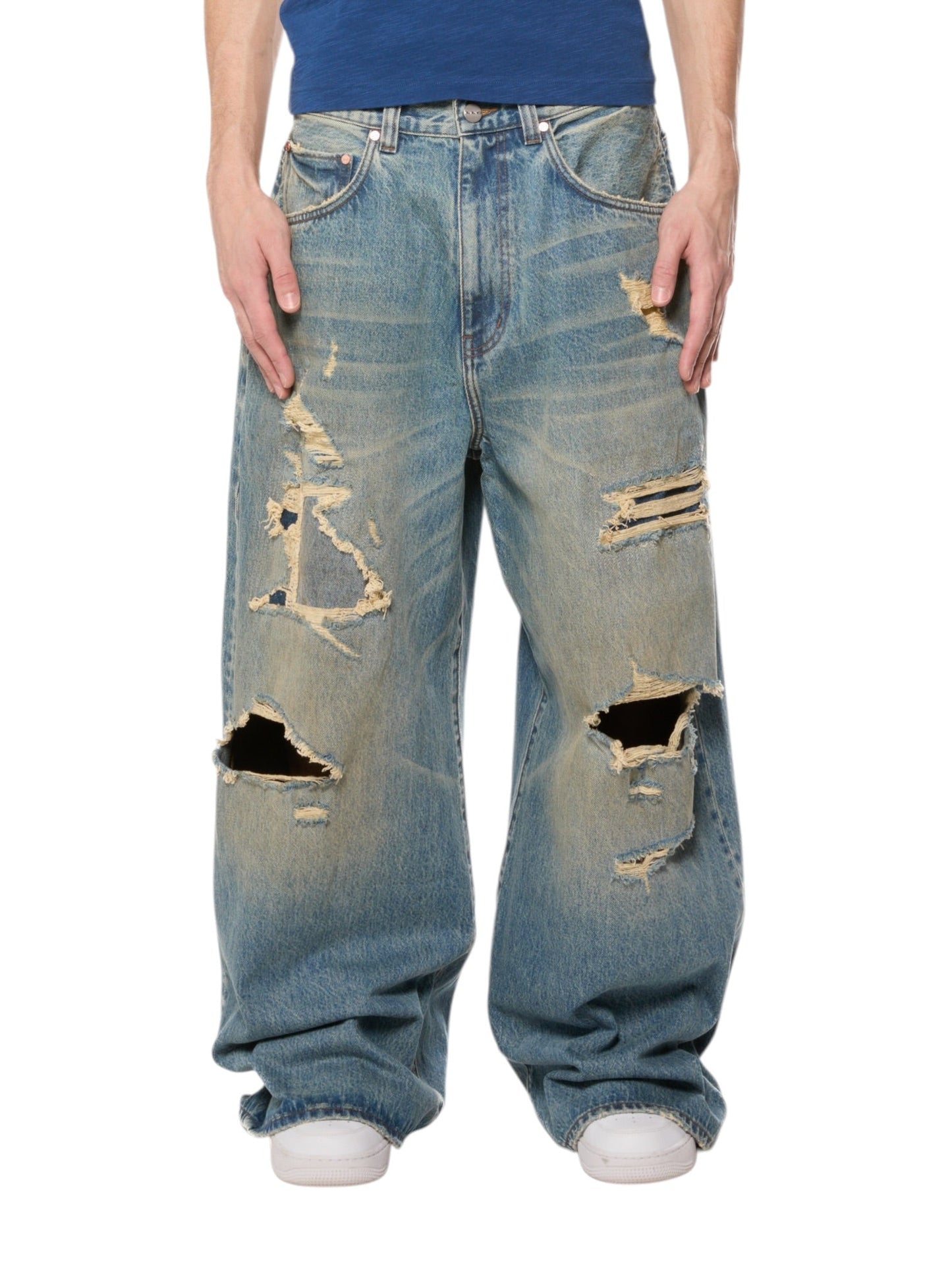 Llc Baggy Destruction Indigo