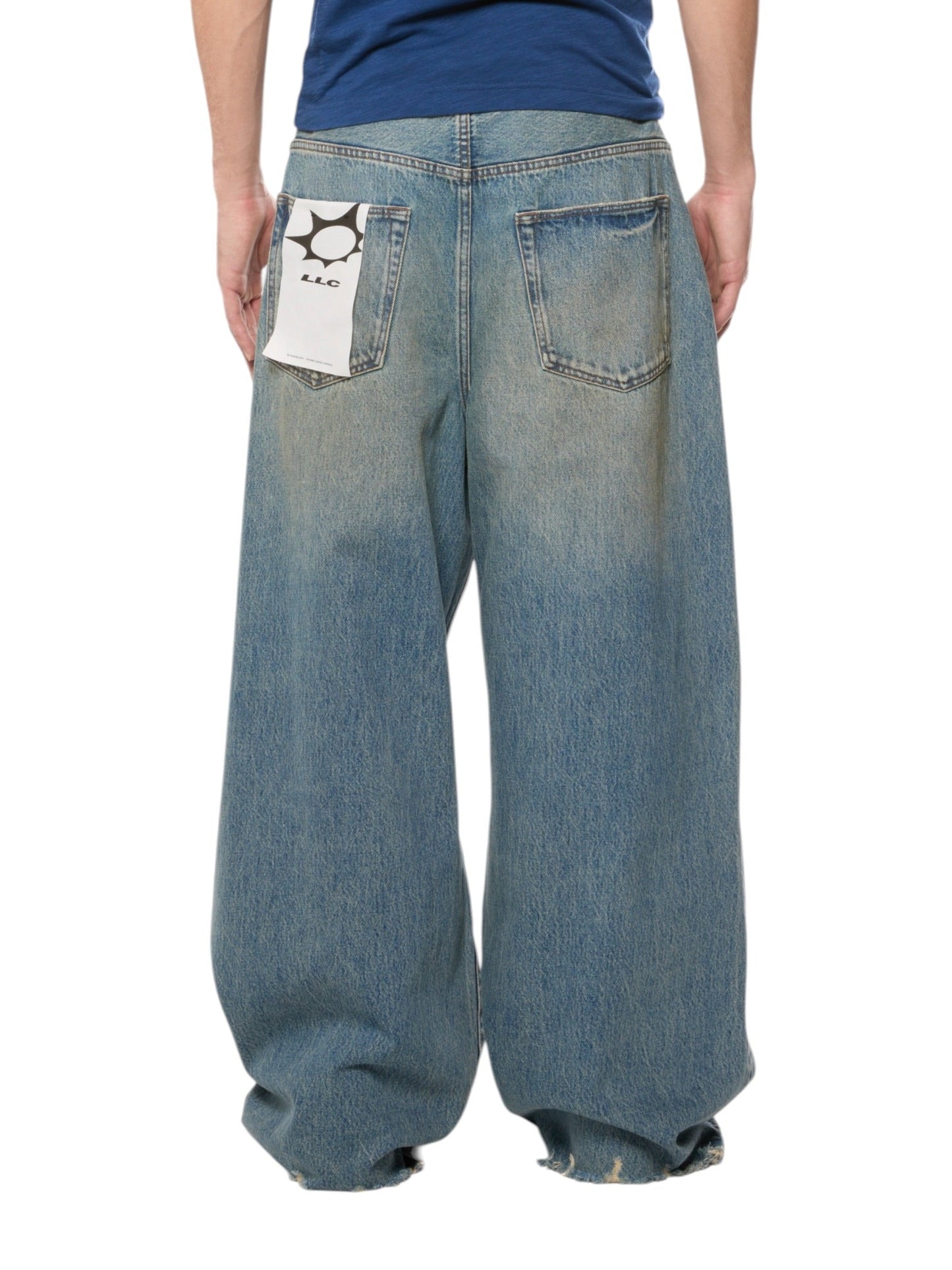 Llc Baggy Destruction Indigo