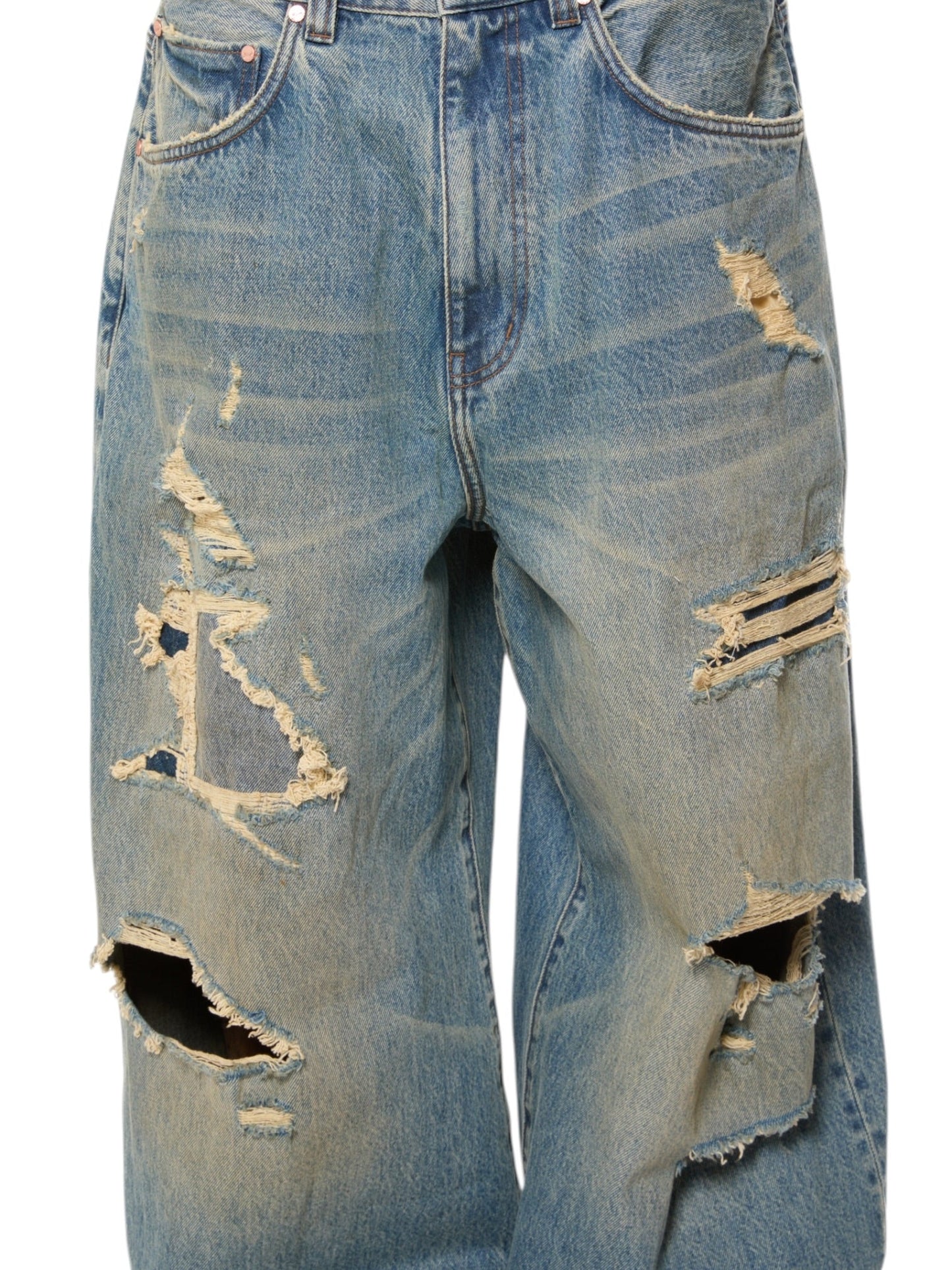 Llc Baggy Destruction Indigo