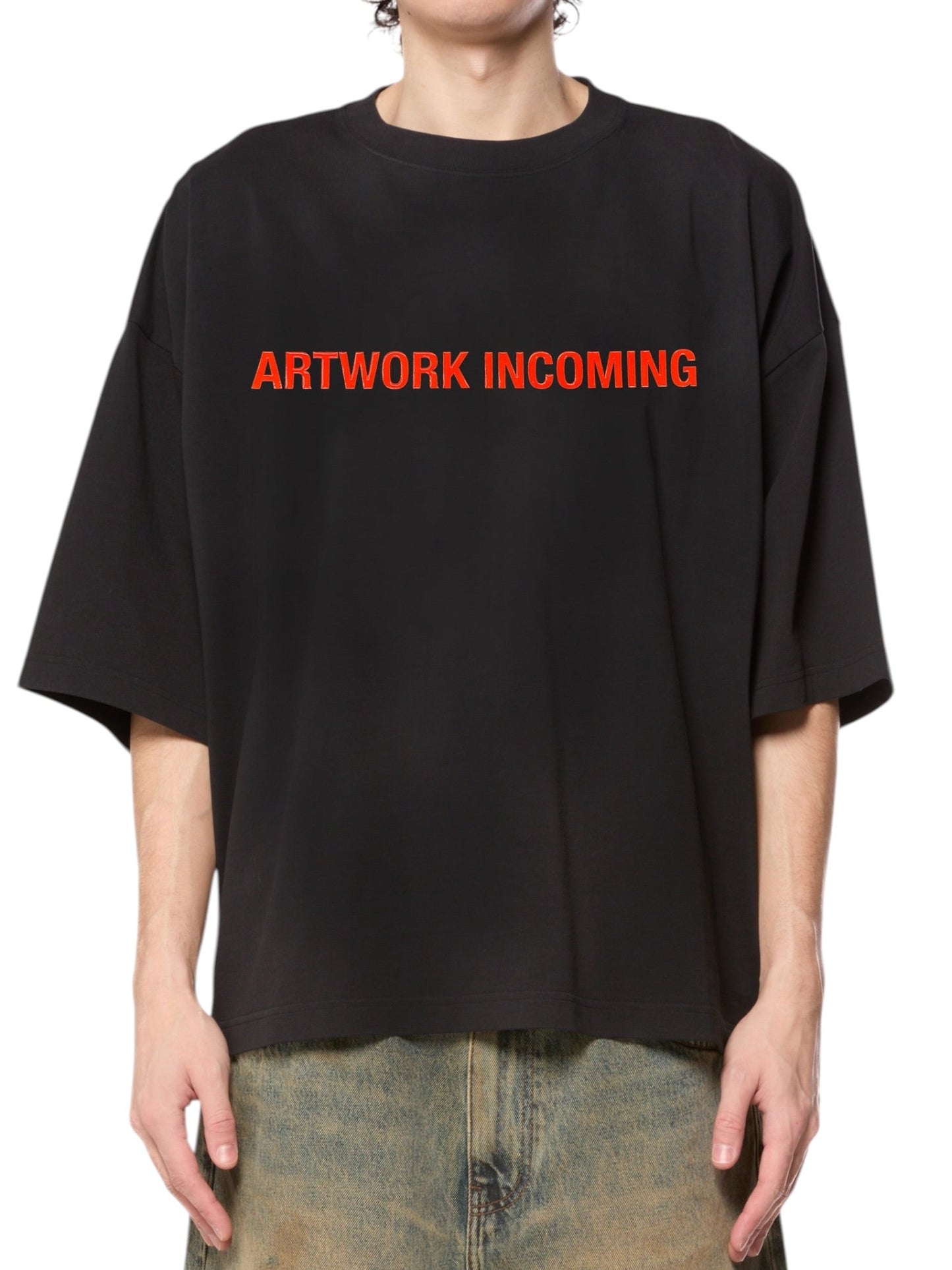 Llc Oversize SS Tee Black
