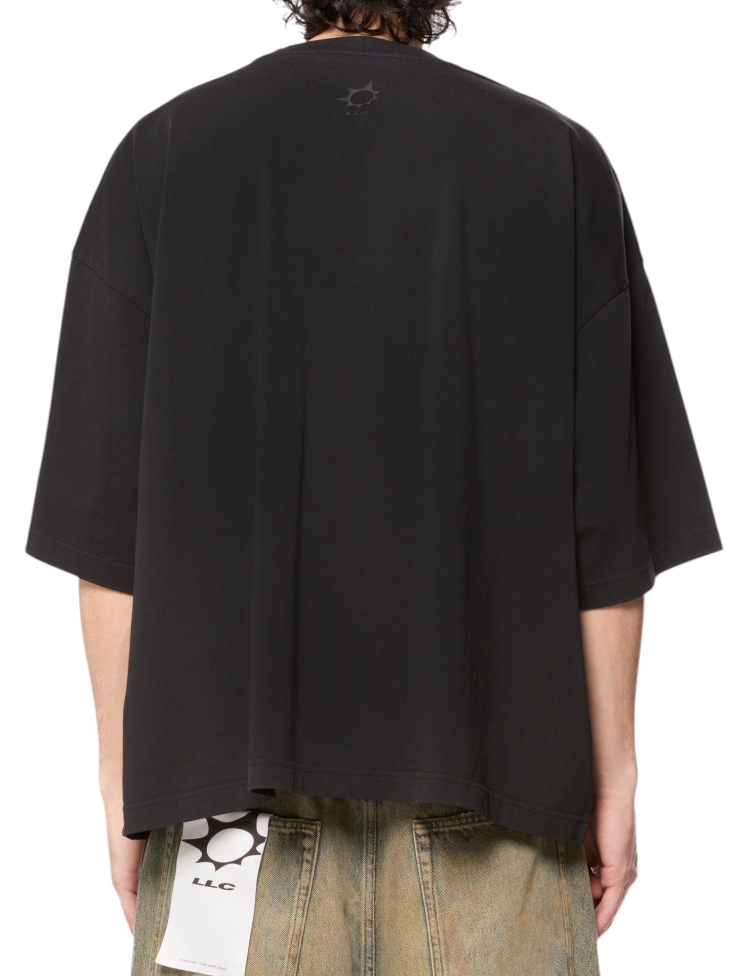 Llc Oversize SS Tee Black