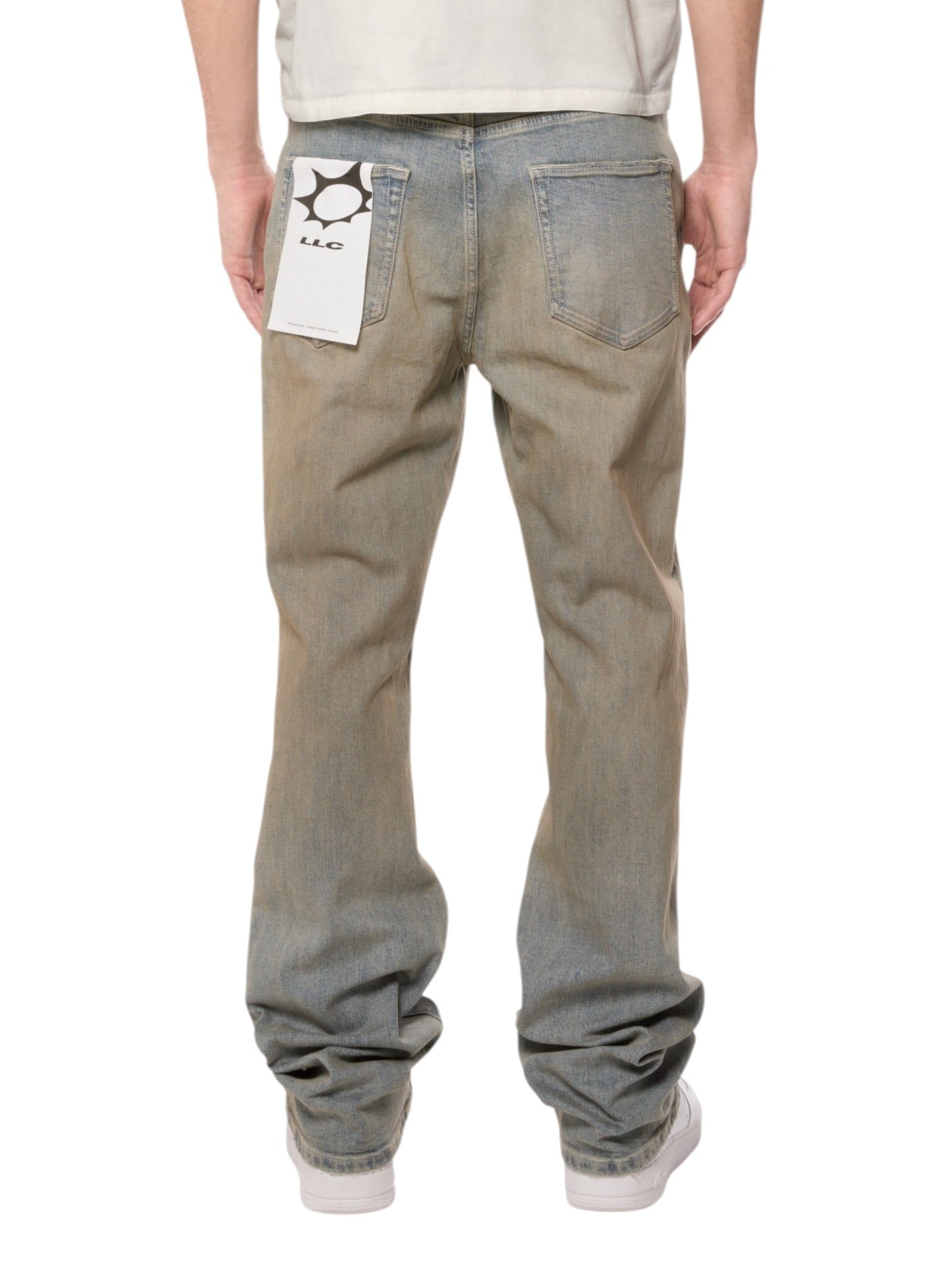 Llc Skinny Boot Dirty Rip Indigo