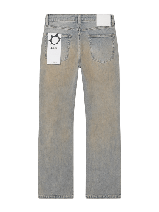 Llc Skinny Boot Dirty Rip Indigo