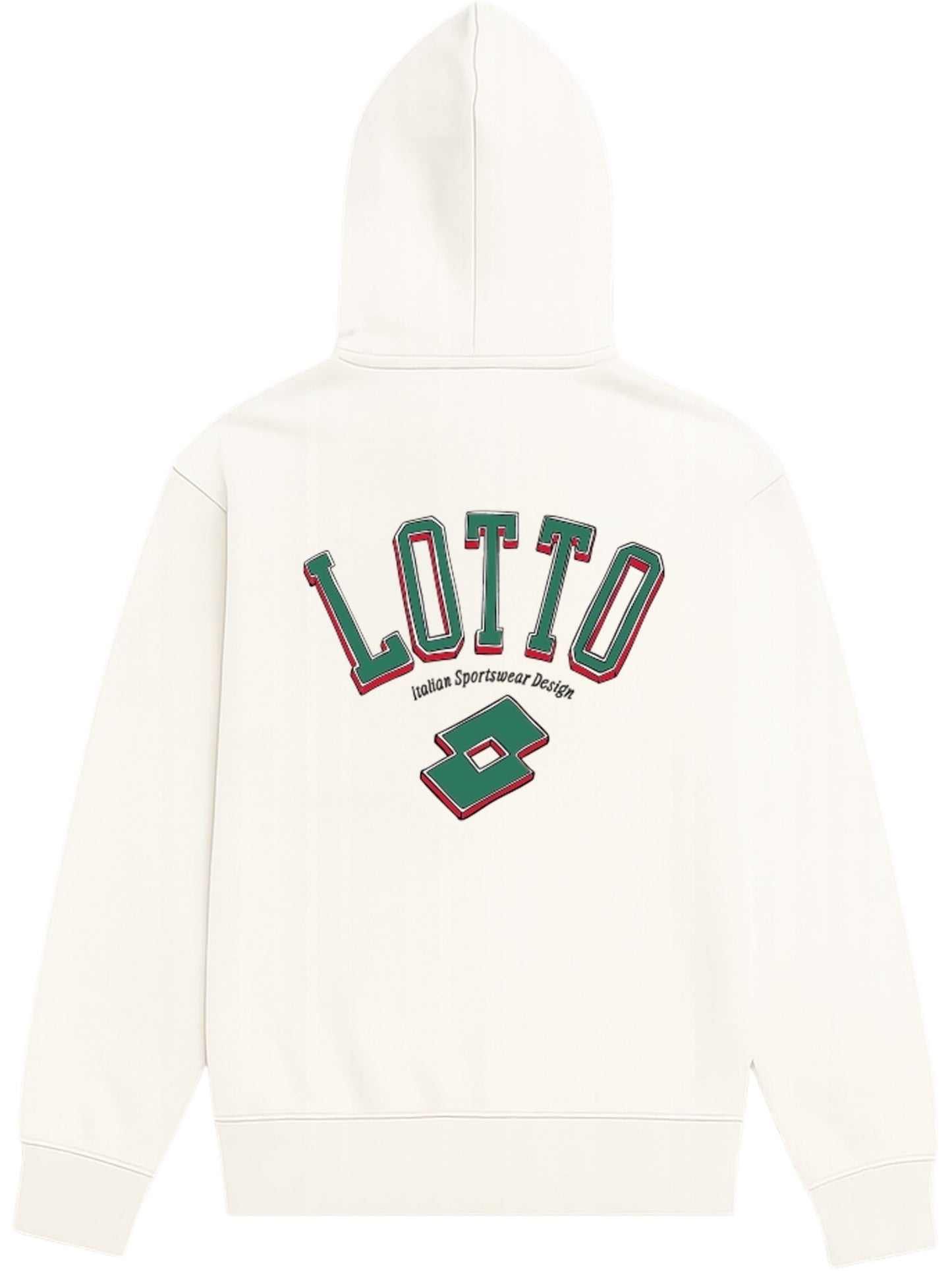 Lotto Legends Live Here Full Zip Hoody Cream