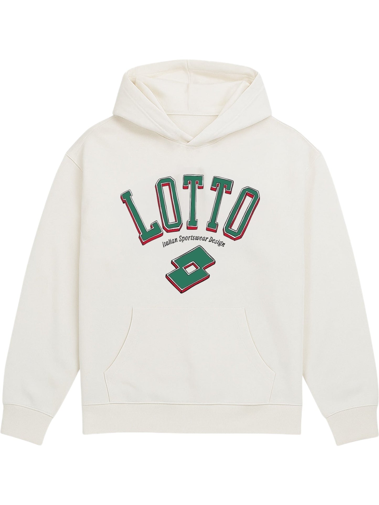 Lotto Legends Live Here Pullover Hoody Cream