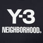 Neighborhood X Y-3 JW6999 NBHD Logo Tee Black