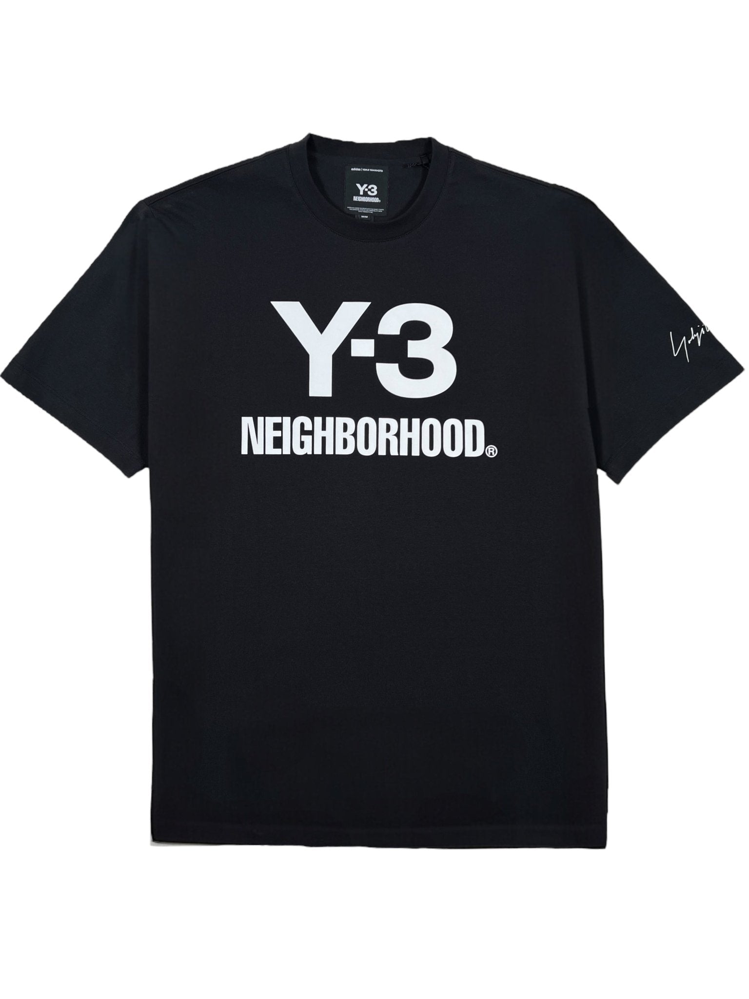 Neighborhood X Y-3 JW6999 NBHD Logo Tee Black
