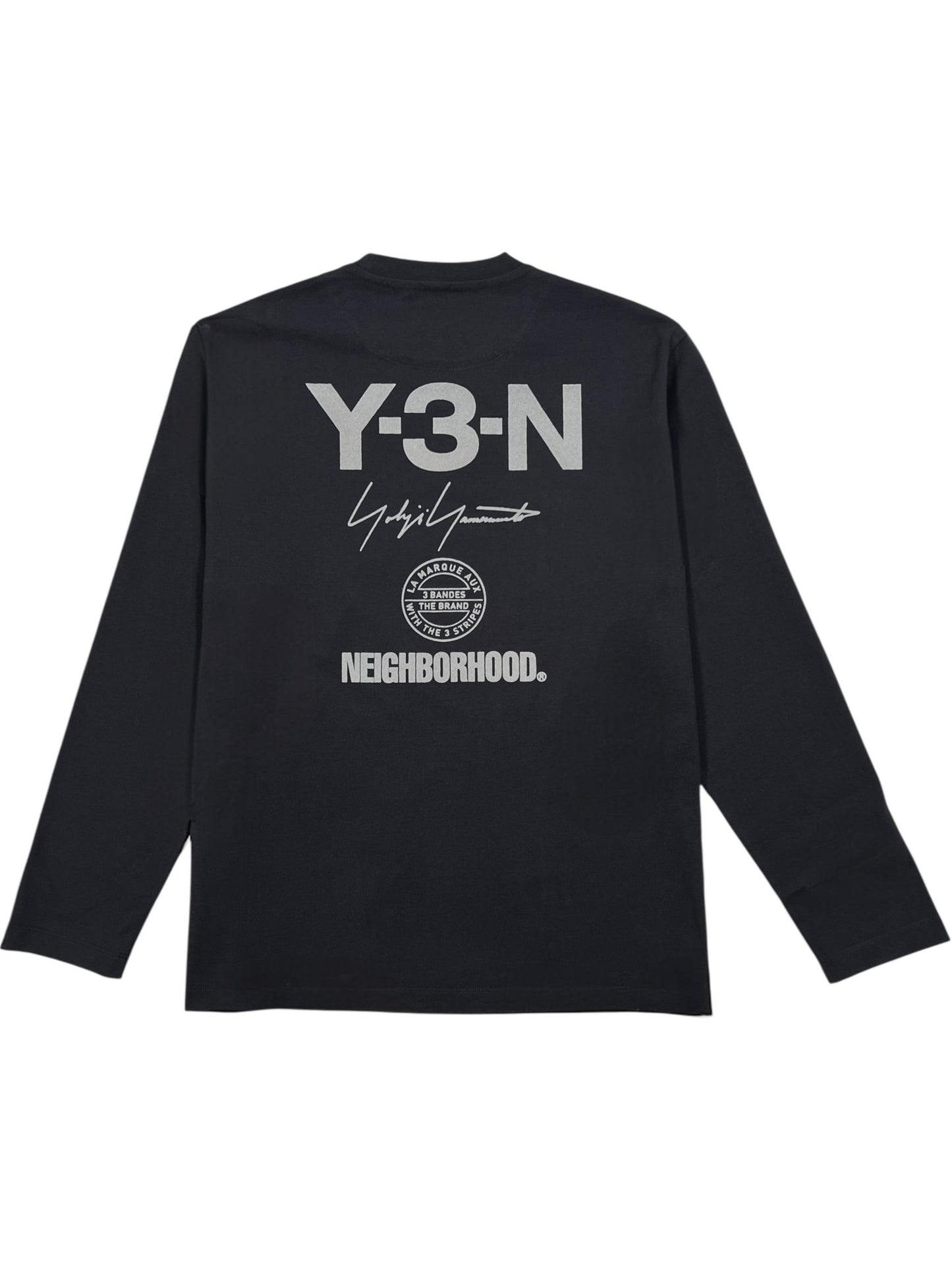 Neighborhood X Y-3 JW7001 NBHD Logo Ls Tee Black