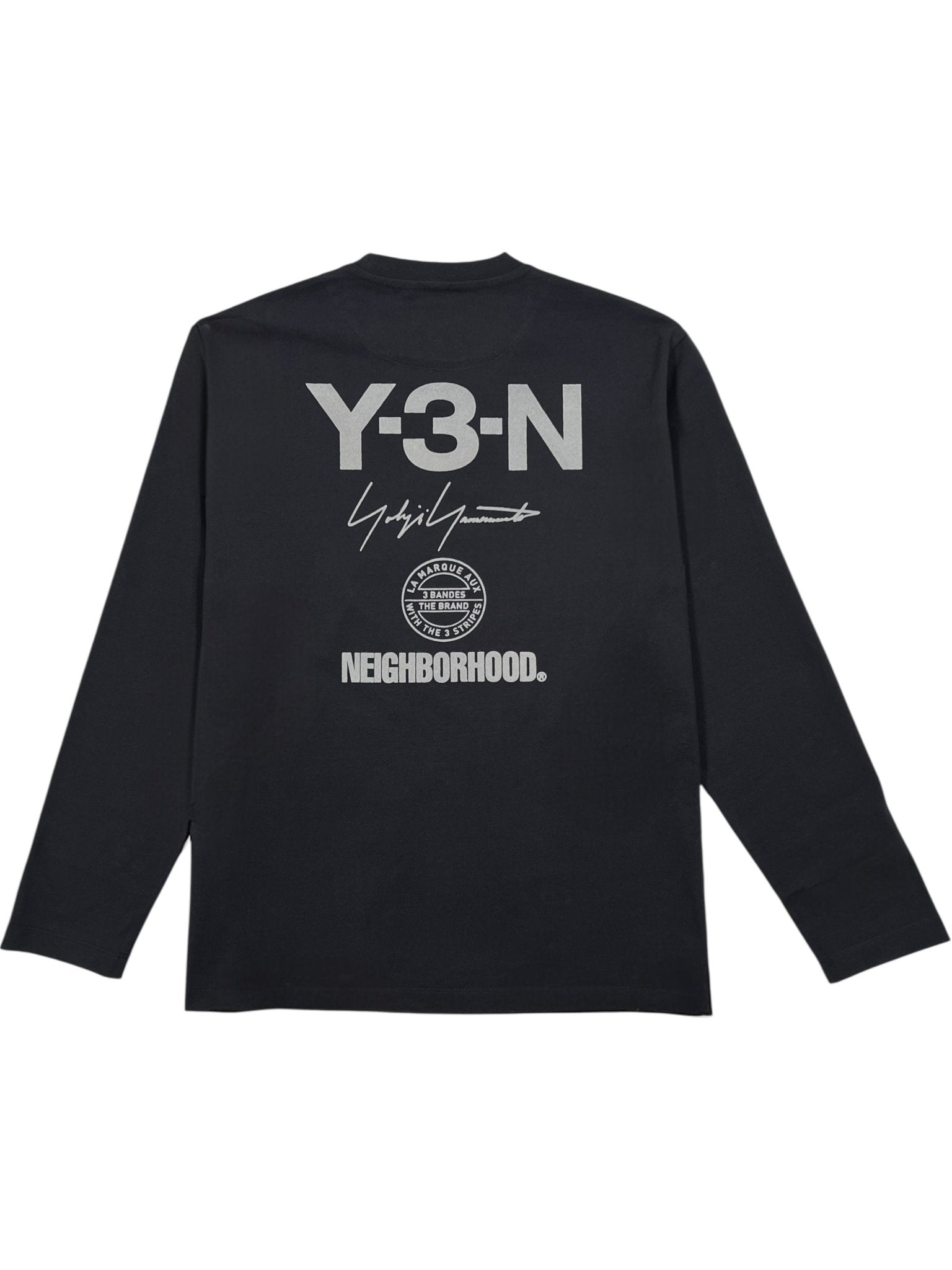 Neighborhood X Y-3 JW7001 NBHD Logo Ls Tee Black