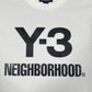 Neighborhood X Y-3 JX7449 NBHD Logo Tee Cwhite