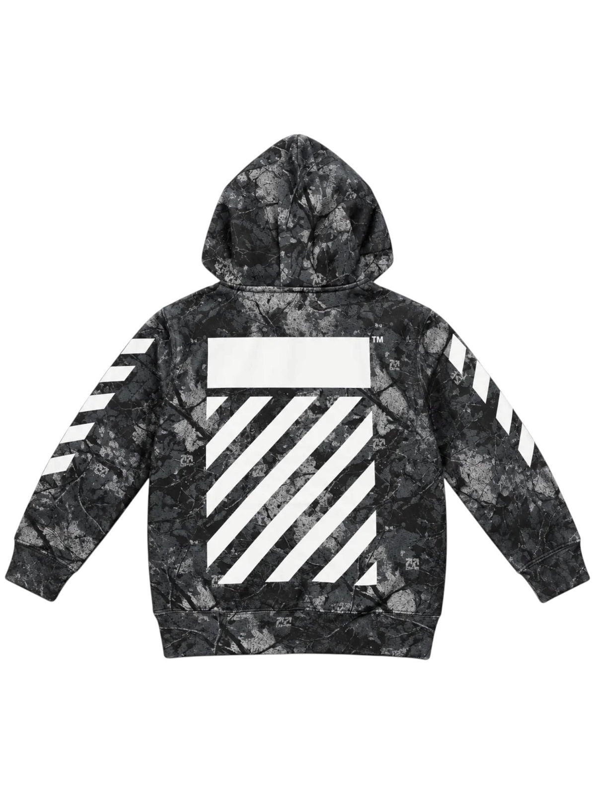 Probus Off-White Camo Printed Diag Hoodie Black Off-White Camo Printed Diag Hoodie Black S