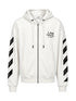 Probus Off-White Diag Full Zip Hoodie White Off-White Diag Full Zip Hoodie White S