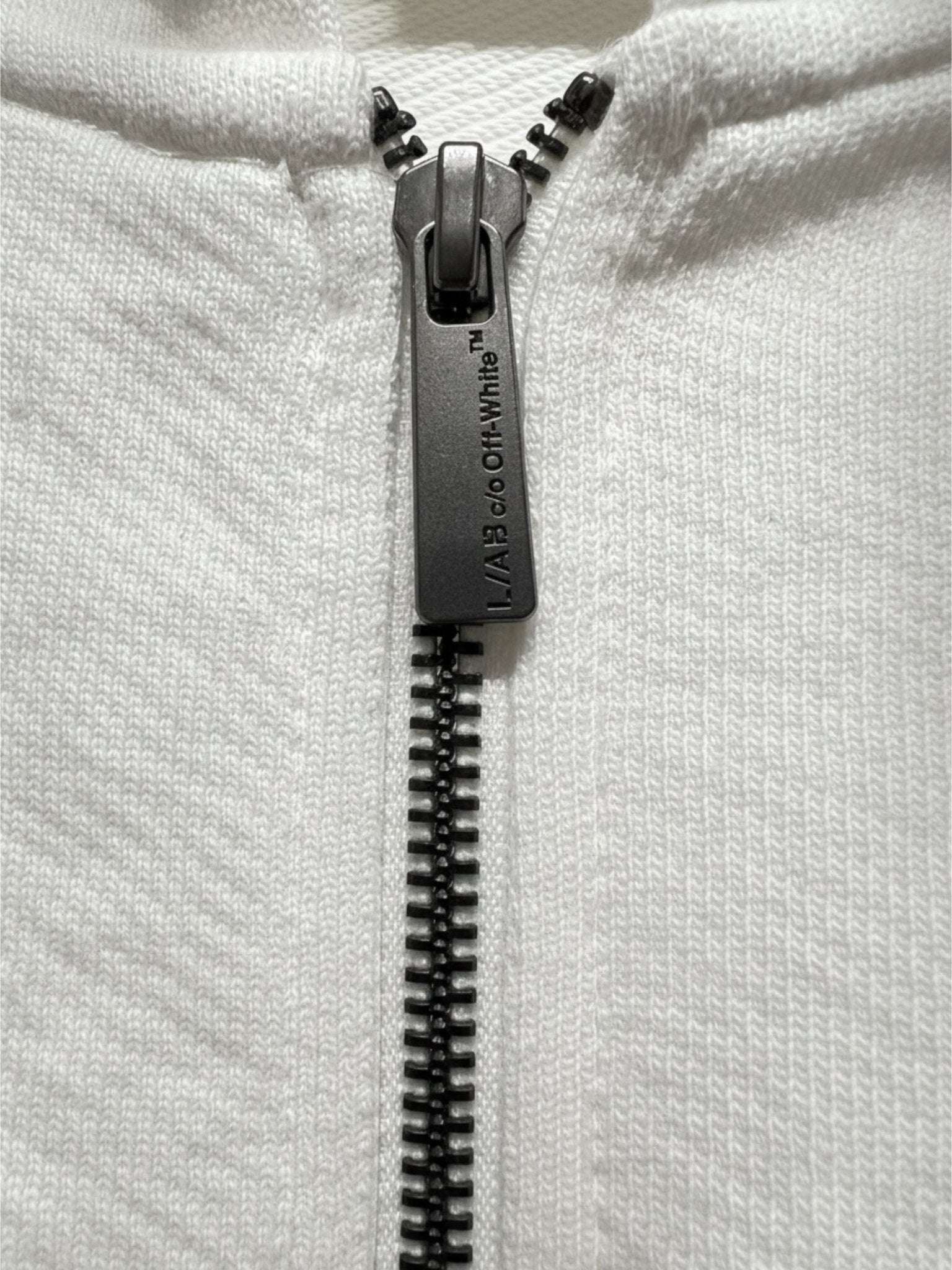 Probus Off-White Diag Full Zip Hoodie White Off-White Diag Full Zip Hoodie White S