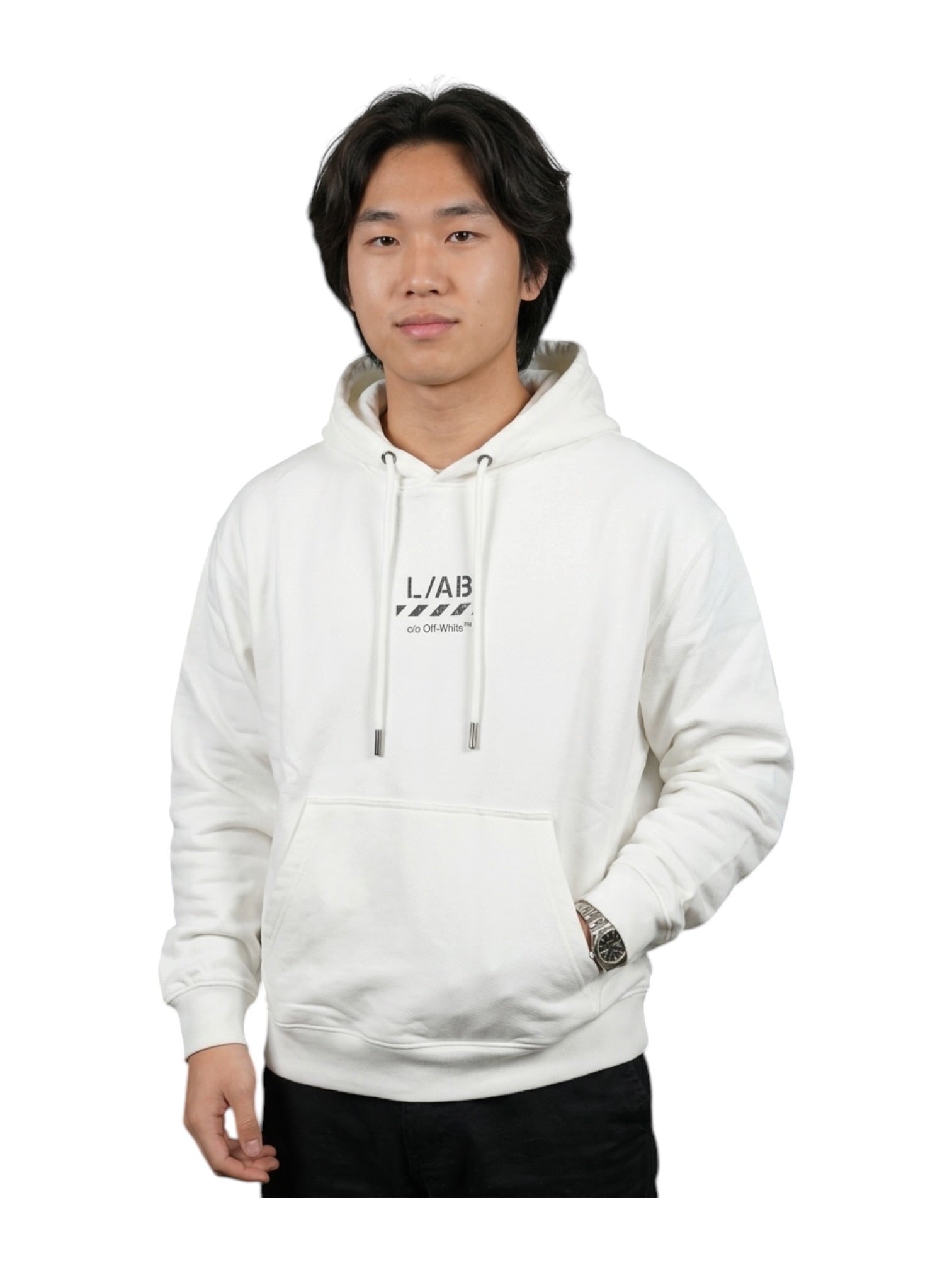 Probus Off-White Diag Hoodie White Off-White Diag Hoodie White S