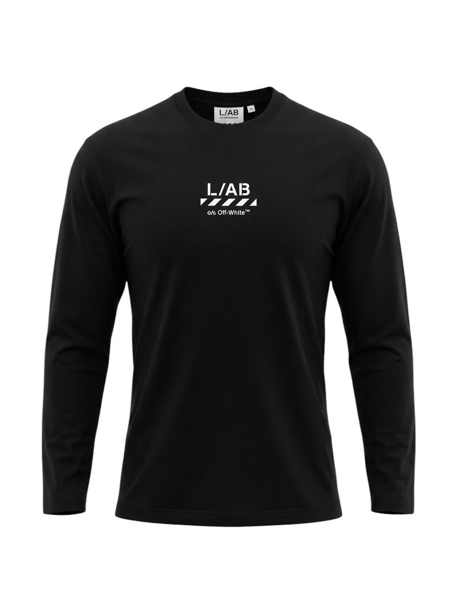 Off-White Diag Long Sleeve Tee Black
