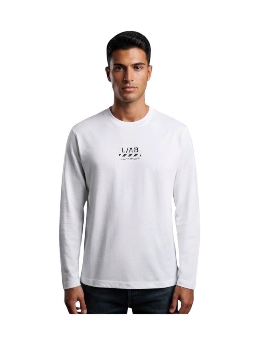 Probus Off-White Diag Long Sleeve Tee White Off-White Diag Long Sleeve Tee White S