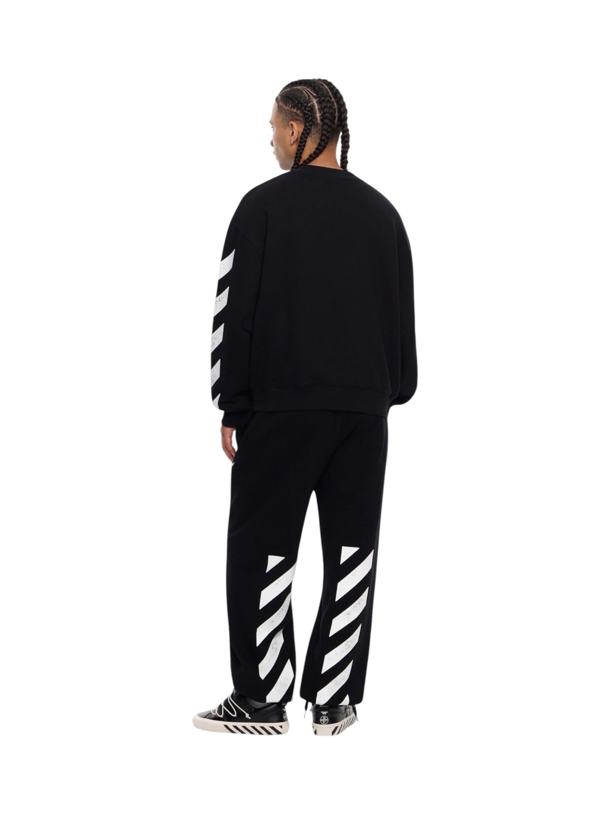 Probus Off-White L/AB Crew Neck Sweater Black Off-White L/AB Crew Neck Sweater Black S