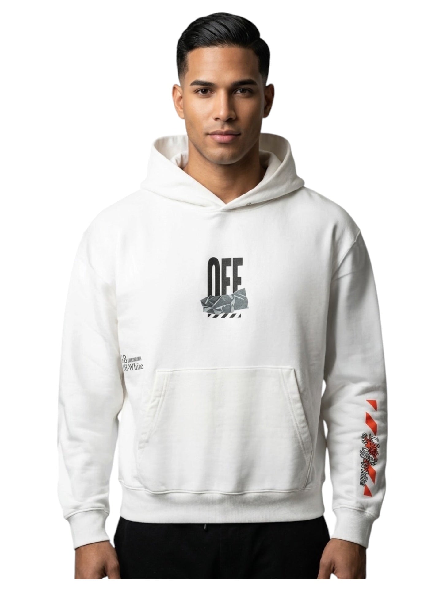 Probus Off-White Off Active Duct Tape Hoodie White Off-White Off Active Duct Tape Hoodie White S