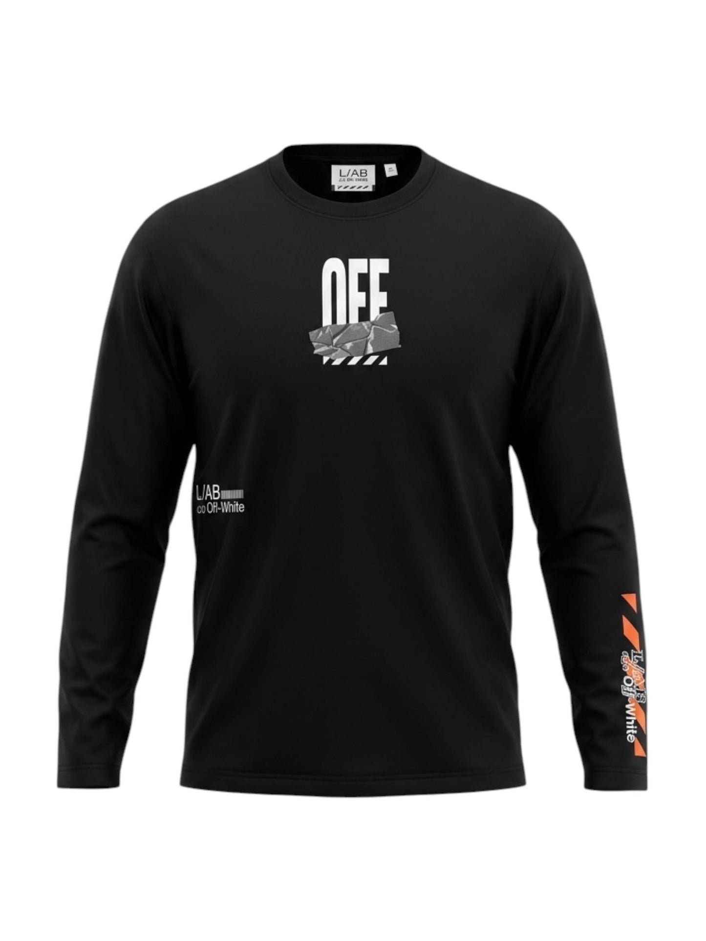 Probus Off-White Off Active Duct Tape L/S Tee Black Off-White Off Active Duct Tape L/S Tee Black S