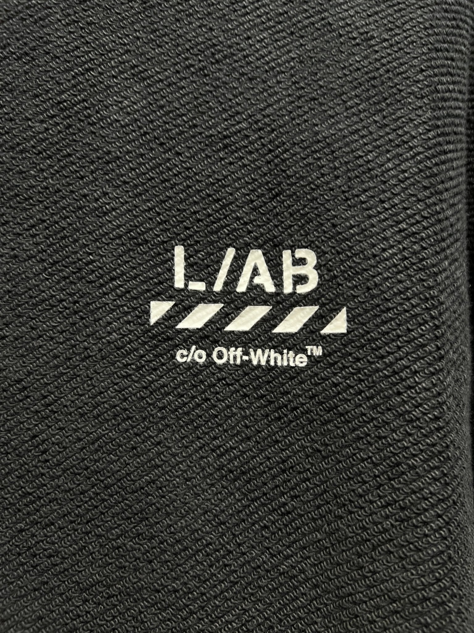 Probus Off-White Reverse Hoodie Black Off-White Reverse Hoodie Black S
