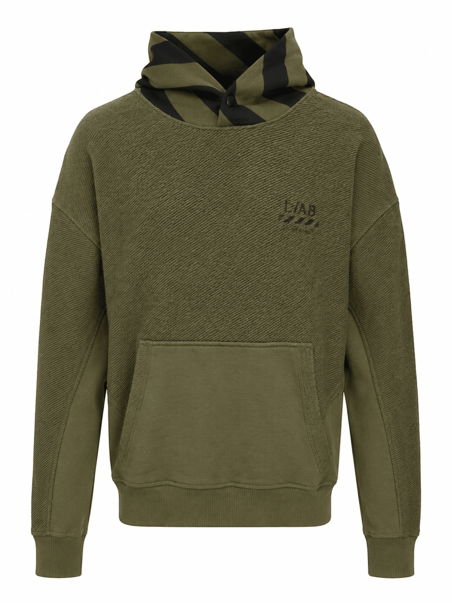 Off-White Reverse Hoodie Winter Moss