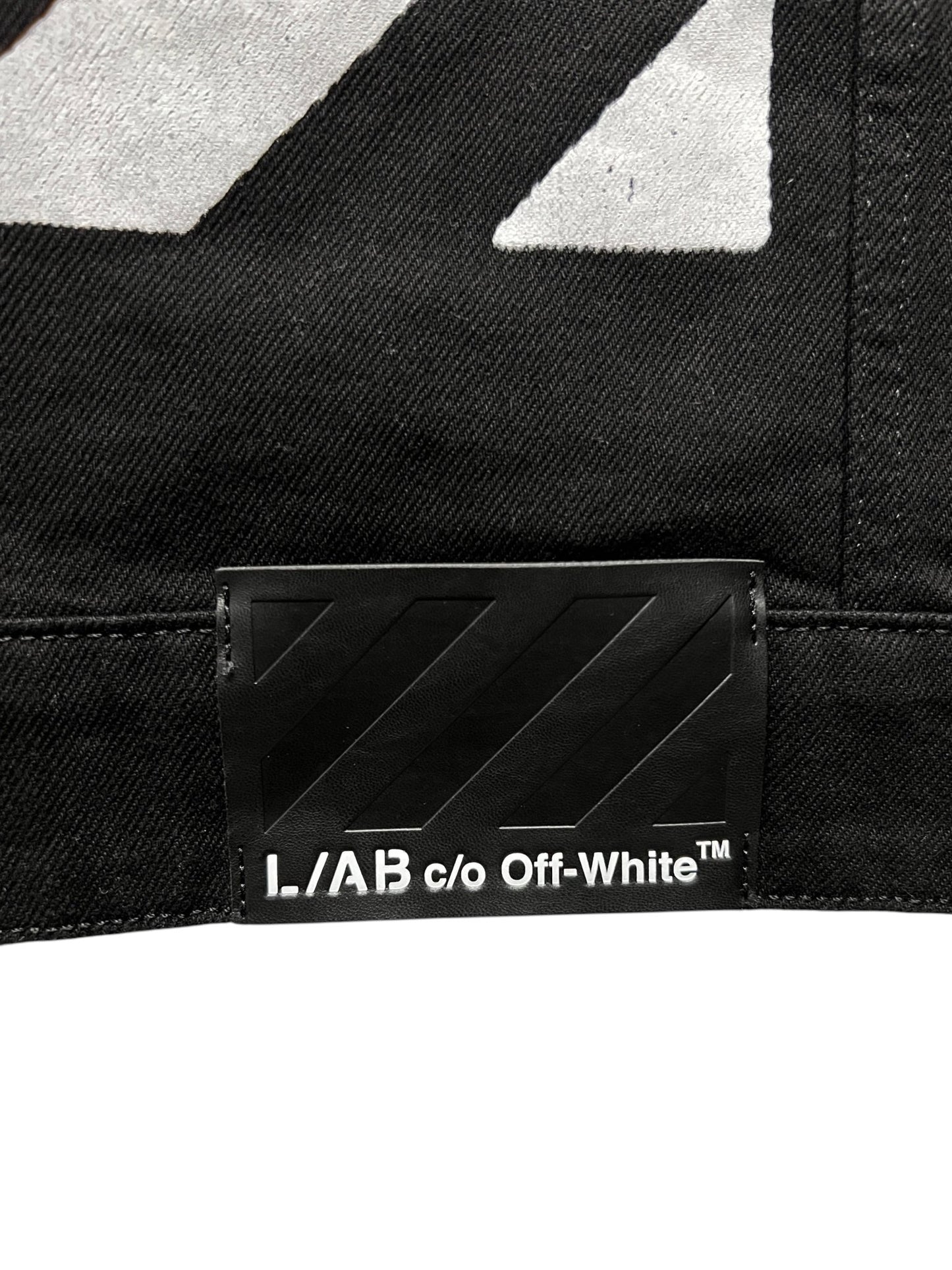 Probus Off-White Zip Trucker Denim Jacket Black Off-White Zip Trucker Denim Jacket Black S