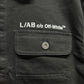 Probus Off-White Zip Trucker Denim Jacket Black Off-White Zip Trucker Denim Jacket Black S