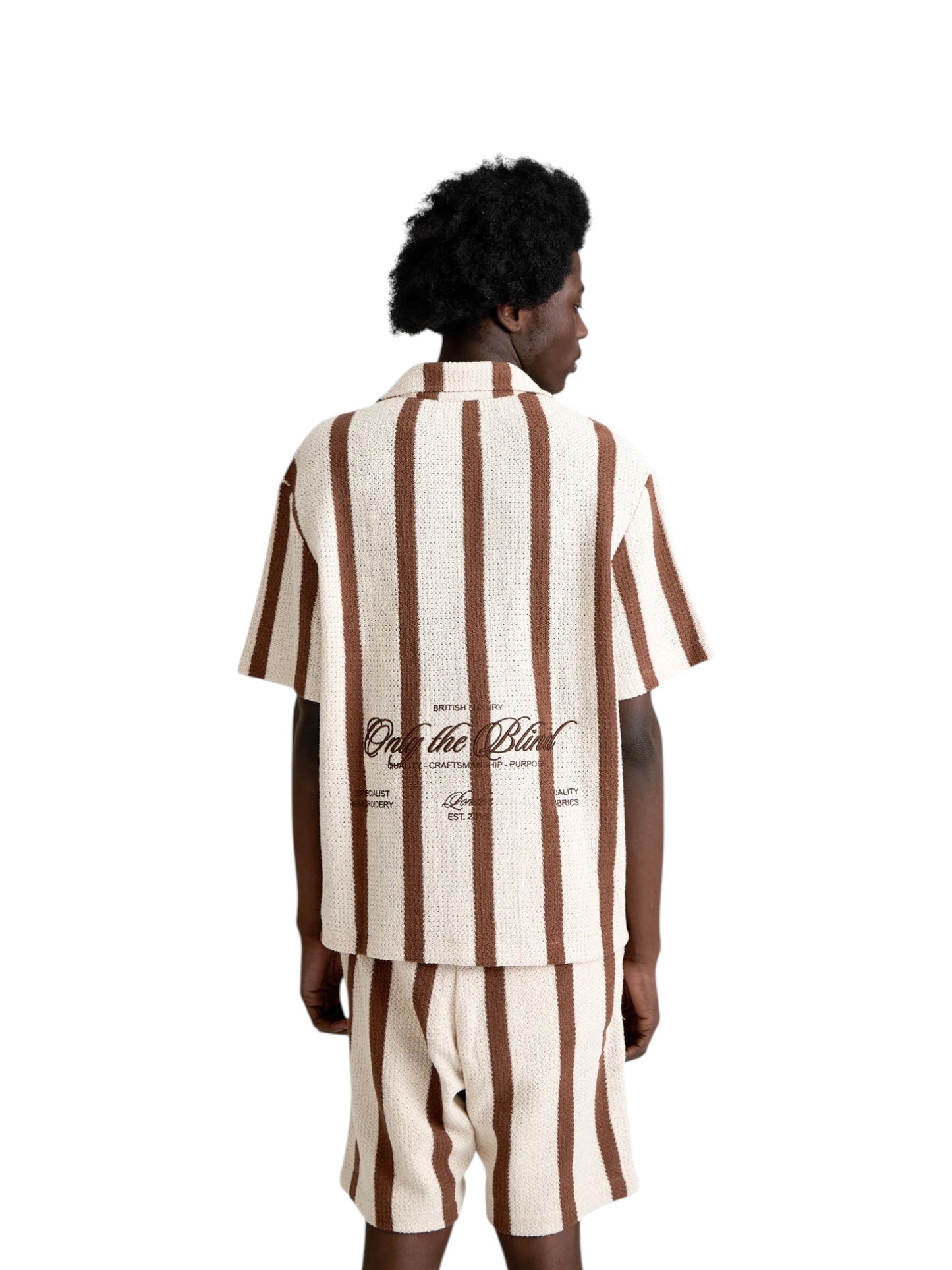 Only The Blind Crochet Rust Shirt (OTB-SH1701)