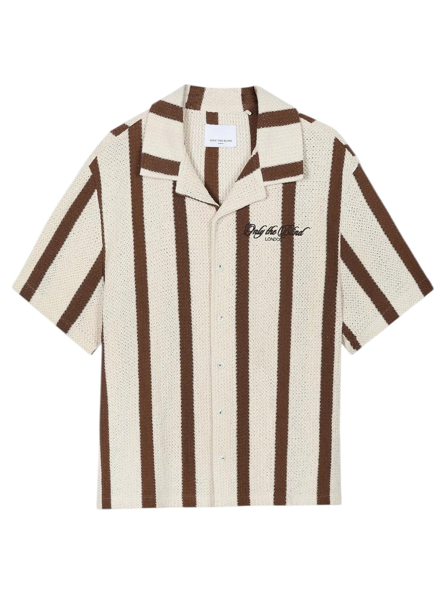 Only The Blind Crochet Rust Shirt (OTB-SH1701)