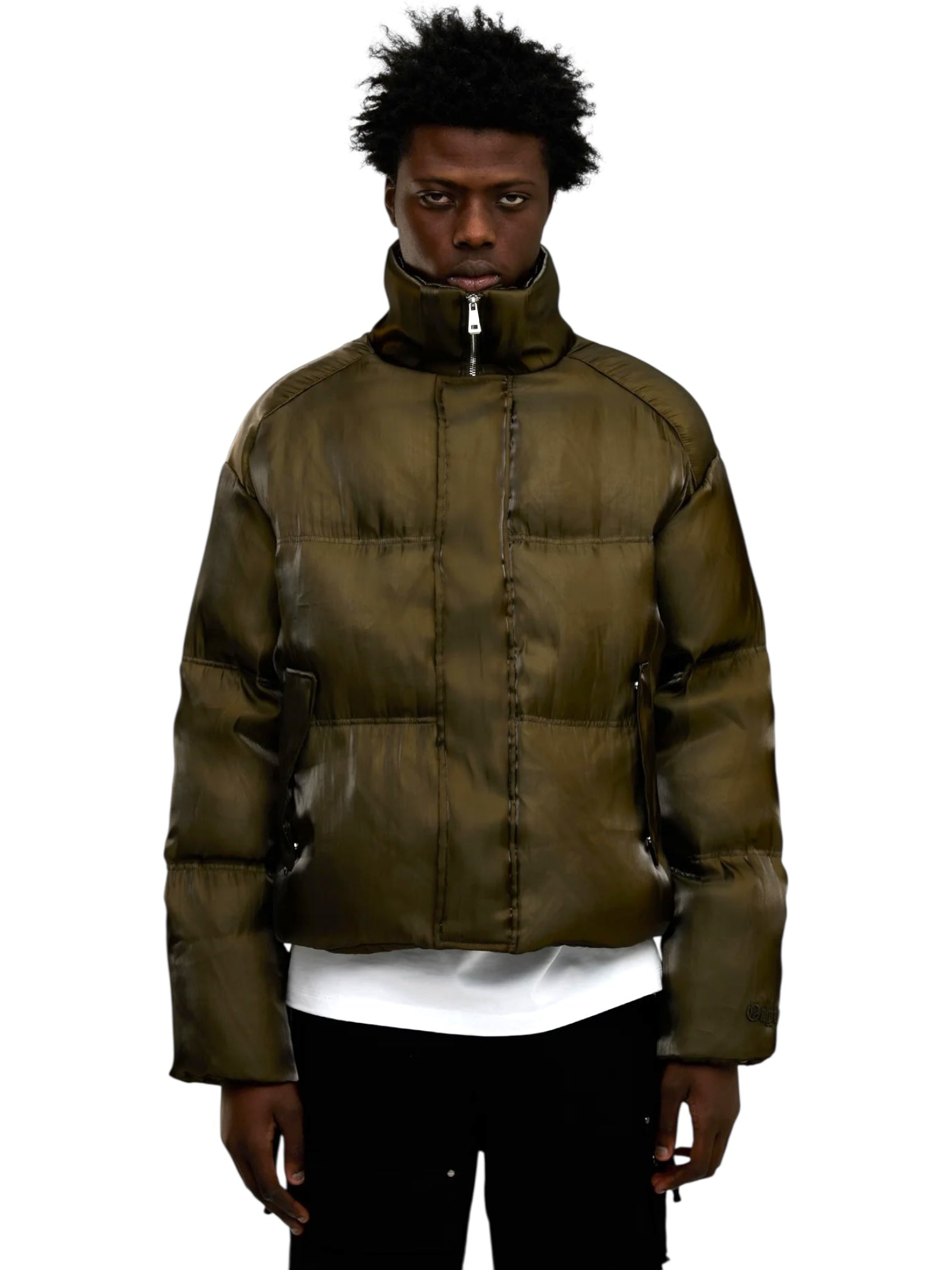 Only The Blind OTB-O1537 Woodland Down Jacket Olive Probus