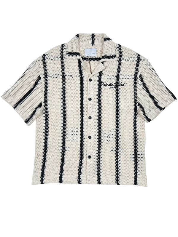 Only The Blind OTB-SH1520 Desert Stripe Crochet Shirt