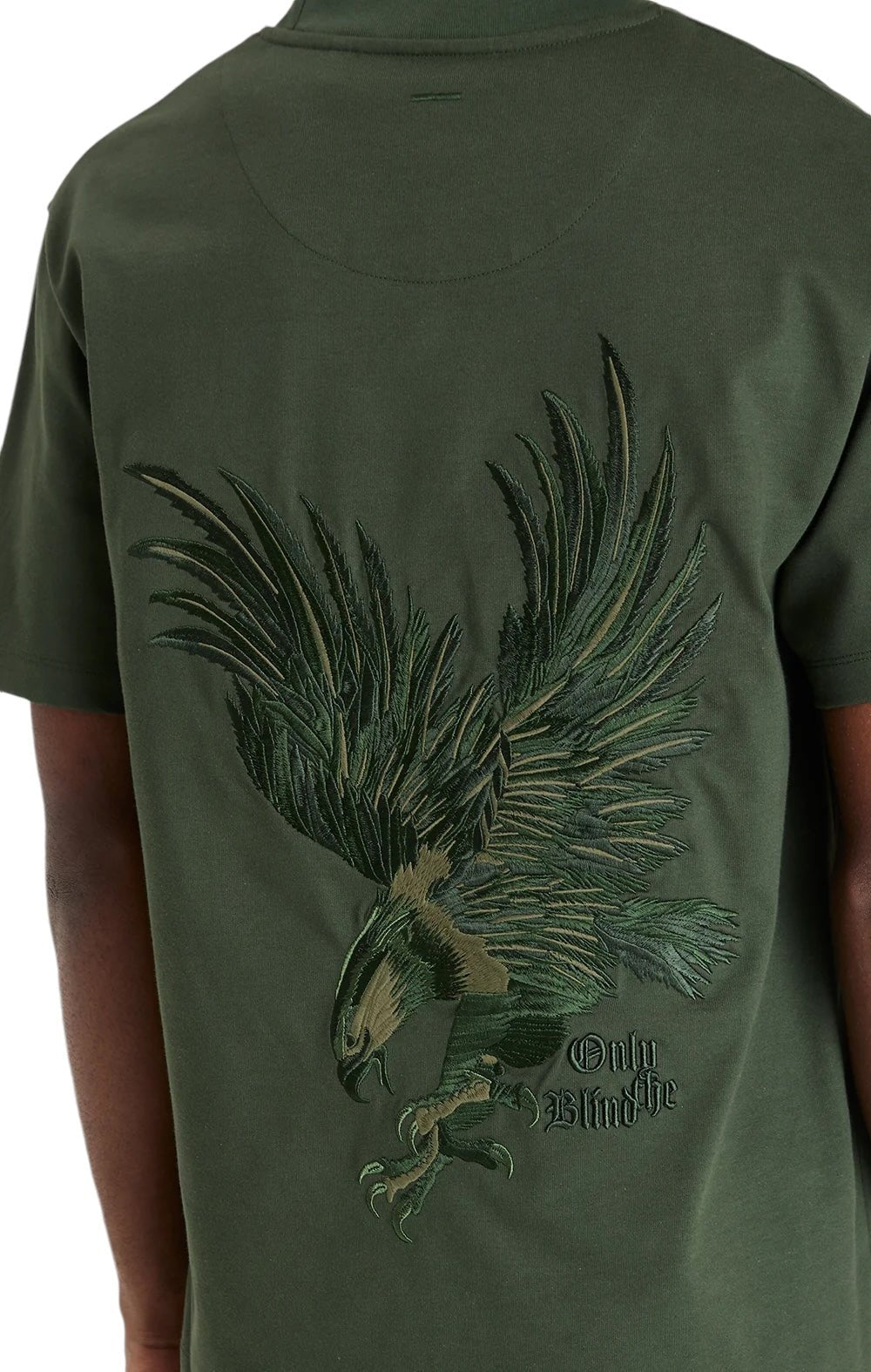 Only The Blind OTB-T1358 Green Hawk T-Shirt