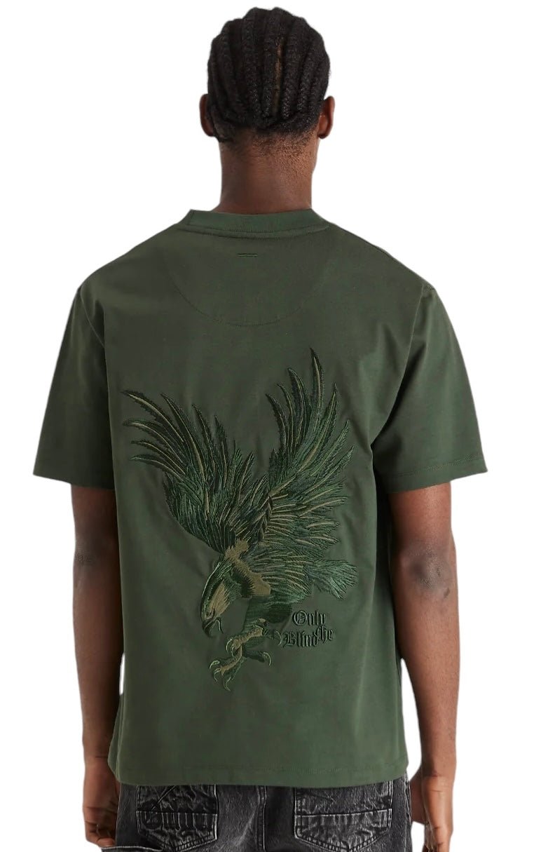 Only The Blind OTB-T1358 Green Hawk T-Shirt