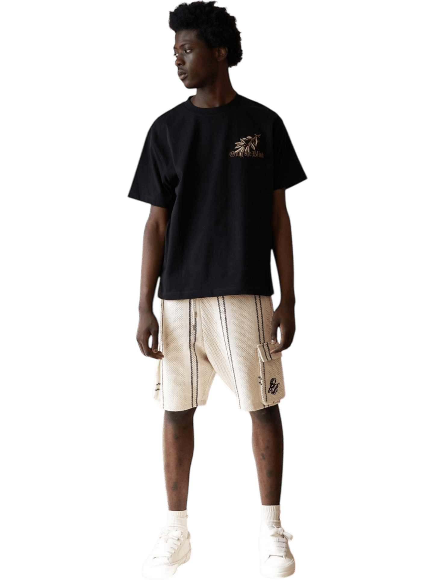 Only The Blind OTB-T1725 Noir D'olivier T-shirt Black