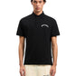 Palm Angels Back Curved Logo Polo  S/S Black