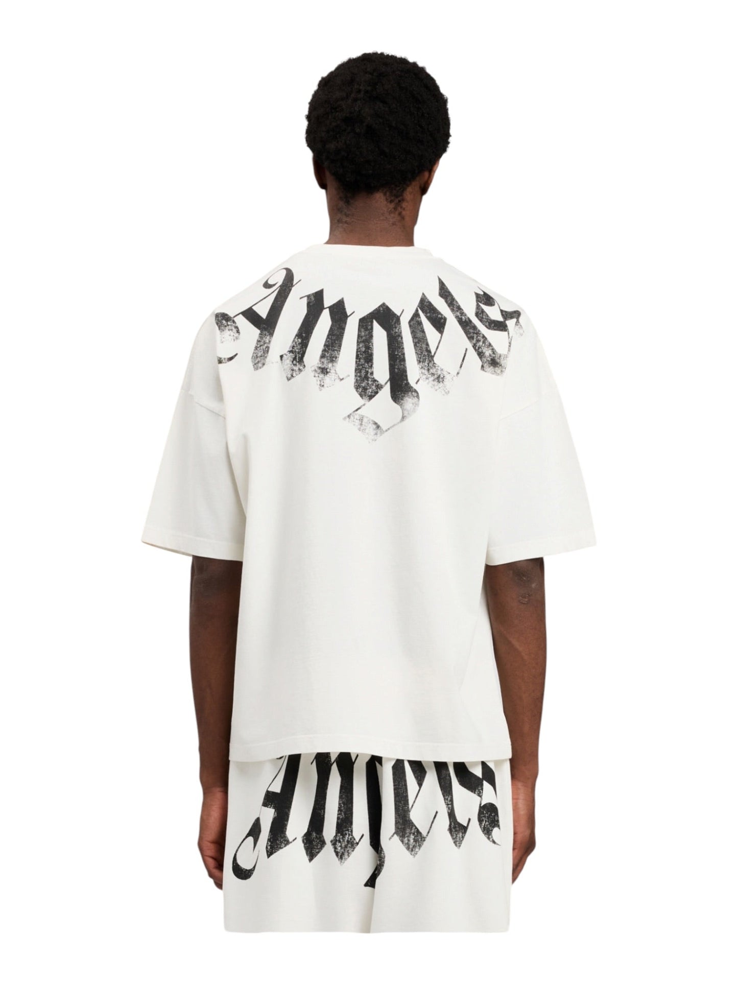 Probus Palm Angels Big Neck Logo Loose Tee Off White Black Palm Angels Big Neck Logo Loose Tee Off White Black XS
