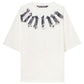 Probus Palm Angels Big Neck Logo Loose Tee Off White Black Palm Angels Big Neck Logo Loose Tee Off White Black XS